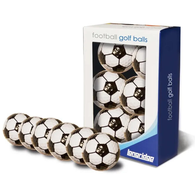 Longridge Football Golf Balls - 6Pk 1/3
