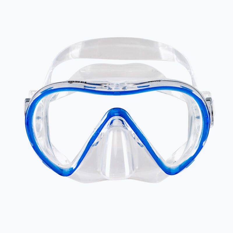 Set snorkeling Mares AQ - VENTO, Albastru