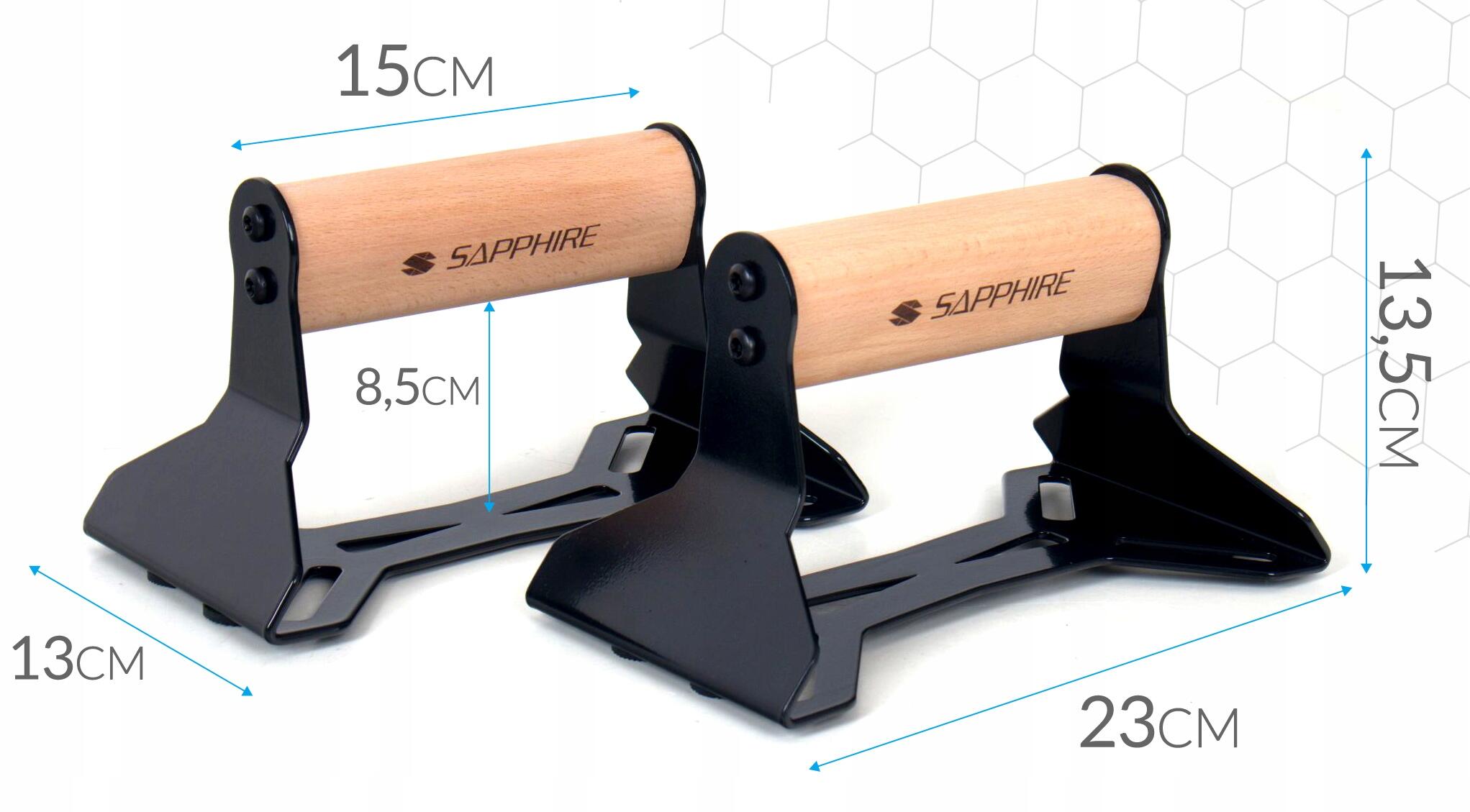 Uchwyty do pompek metalowe Sapphire SG-063 6/6