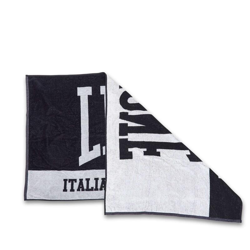 Toalla Boxeo Leone 1947 Entrenamiento jacquard negro