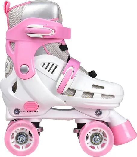 Storm White/Pink Quad Roller Skates 2/3