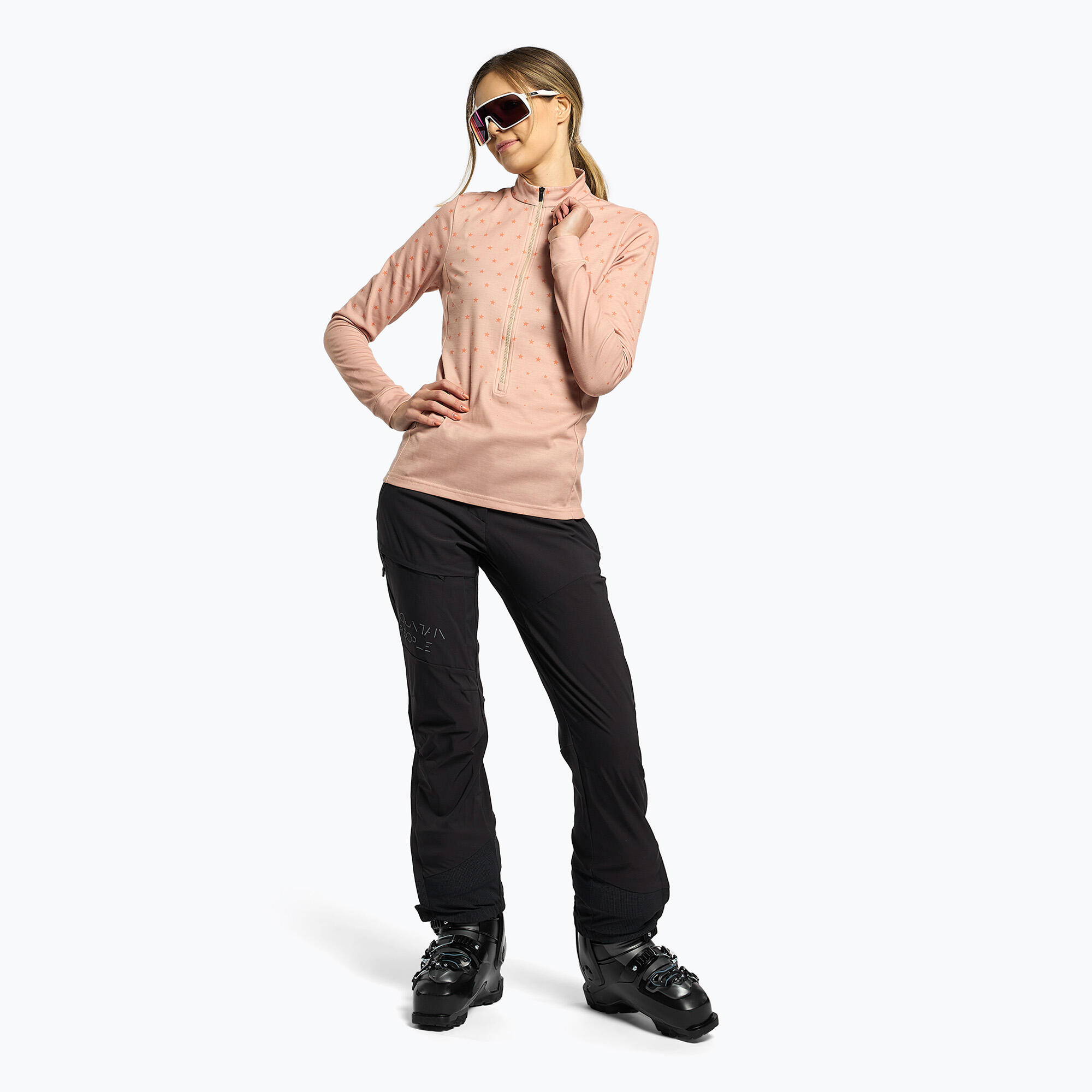 Sweat-shirt de ski pour femmes Maloja Copper 2/7