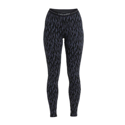 Thermoactieve damesbroek icebreaker merino 260 vertex legging glacial camo