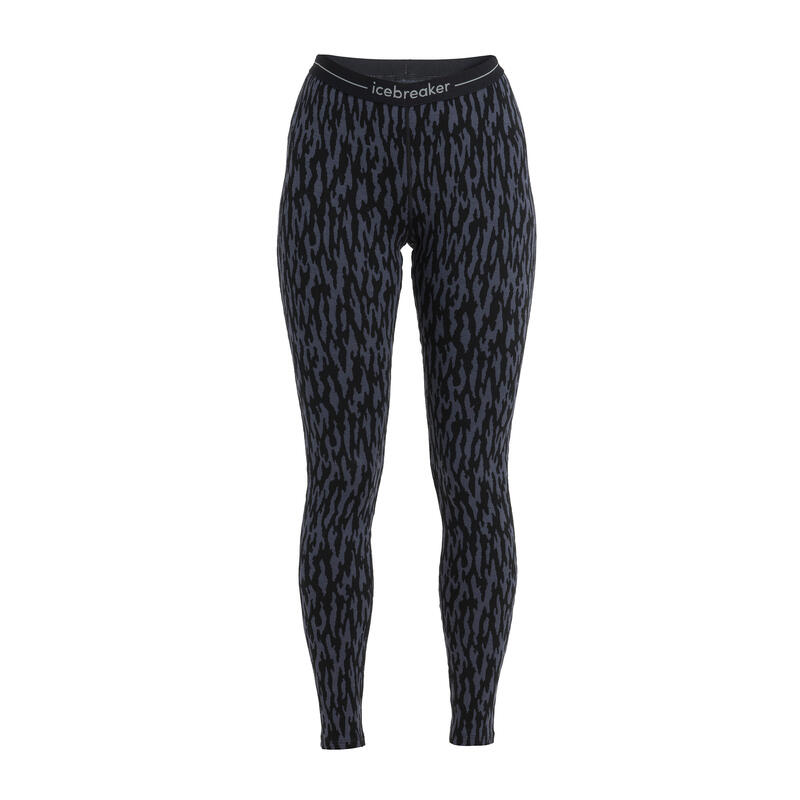 Női termoaktív nadrág jégtörő Merino 260 Vertex Leggings Glacial Camo