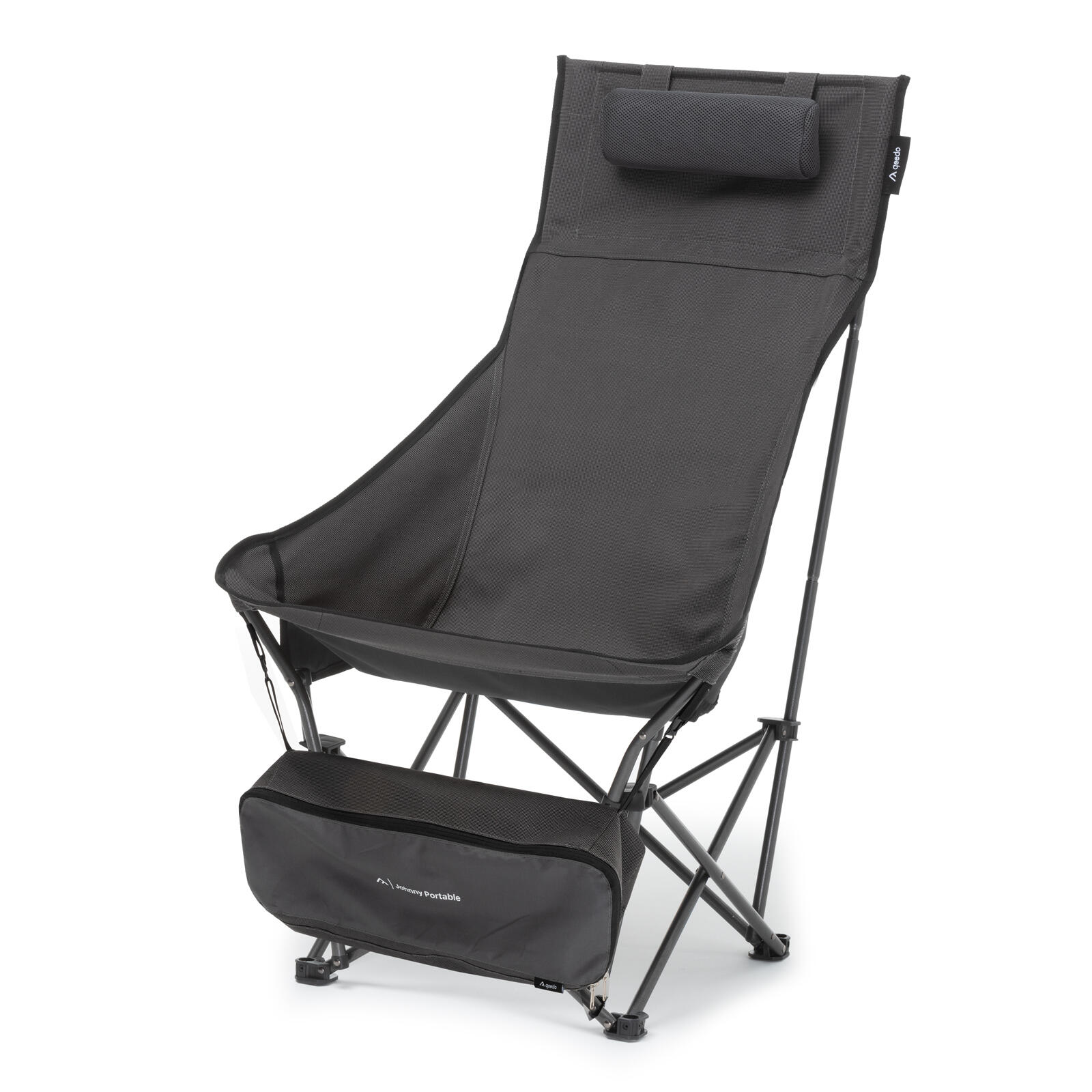 Qeedo - Chaise De Camping Ultralégère - Montage Rapide, Petite Taille - Johnny Portable - Chaise - Gris - No Size - Decathlon