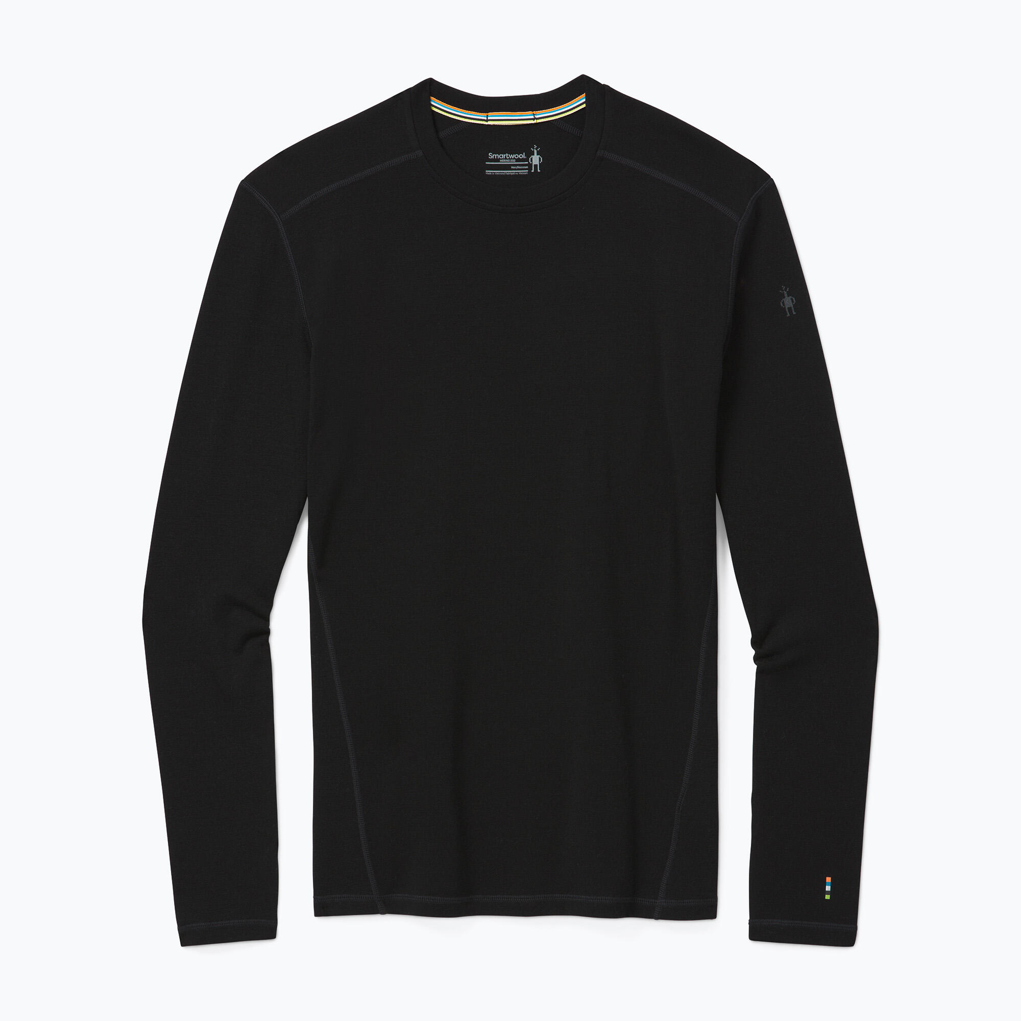 Maglia termica uomo Smartwool Classic Merino Base Layer Crew nero M 5/5