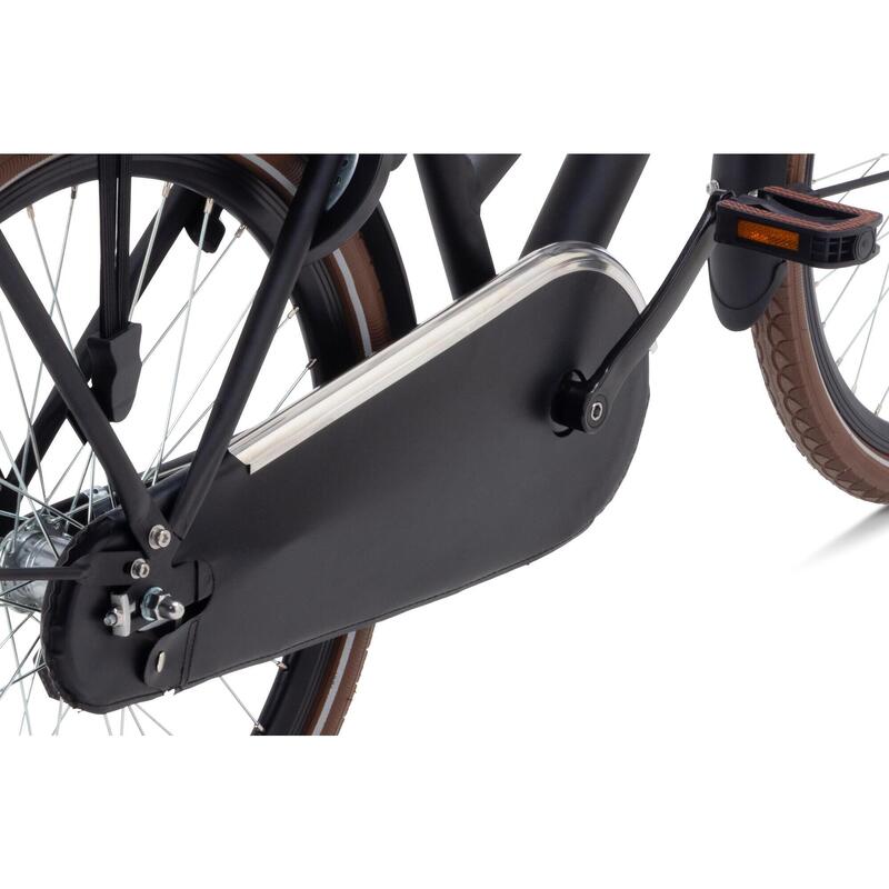 Nogan Cargo N3 Transportfiets - Meisjesfiets - 24 inch - Mat Zwart