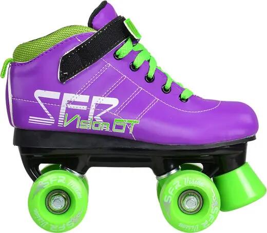 SFR Vision GT Purple Kids Quad Roller Skates