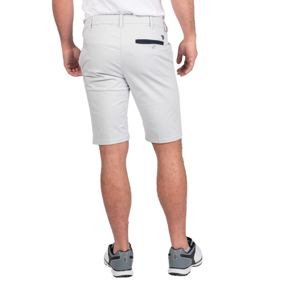 Mens Cotton Pop Trim Golf Shorts 3/4