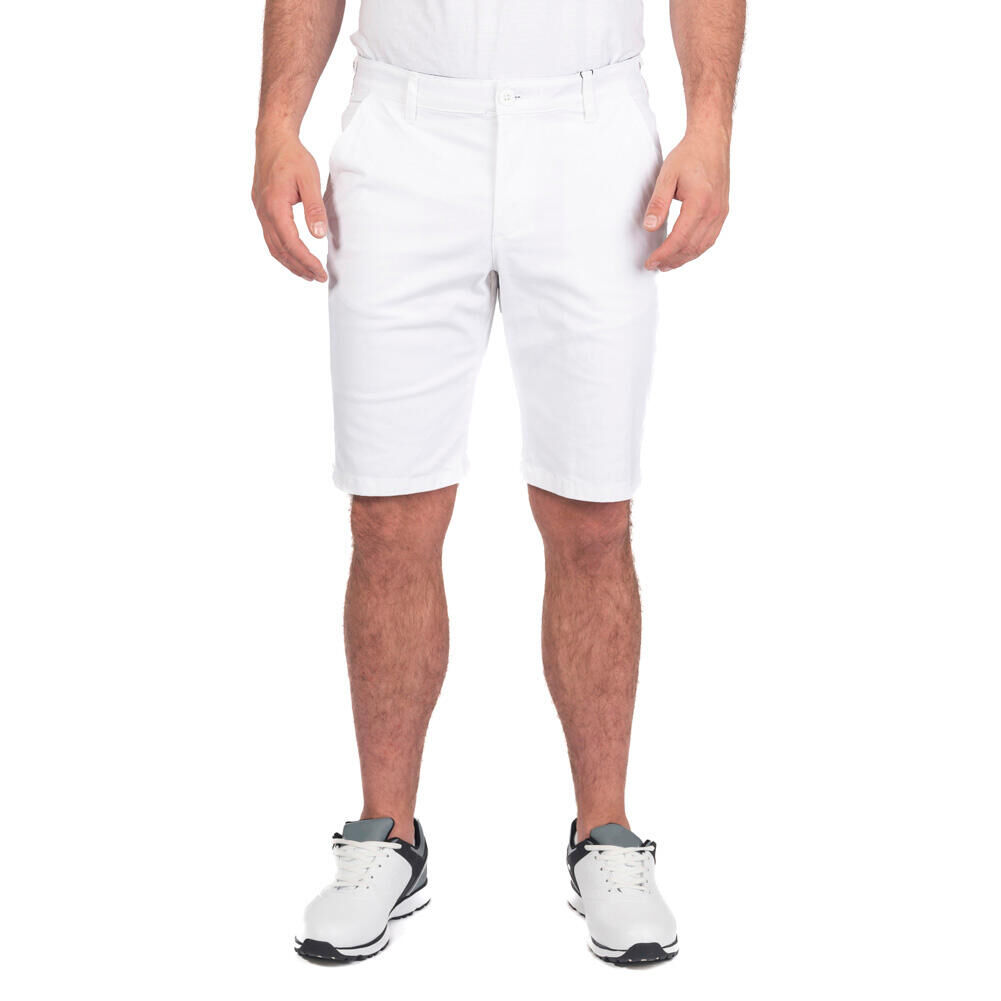 ISLAND GREEN Mens Cotton Pop Trim Golf Shorts