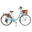 Bicicletta Venere Dolce Vita donna 26" con cesto - azzurro