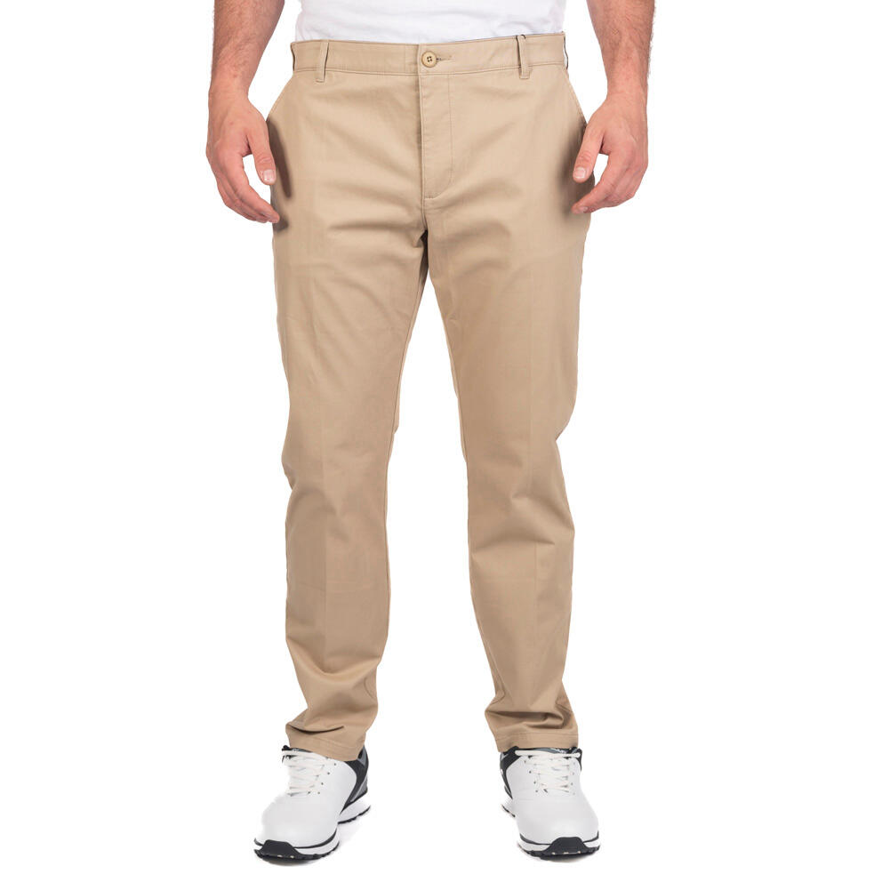 Island Green Mens Stretch Tapered Golf Chino 1/4