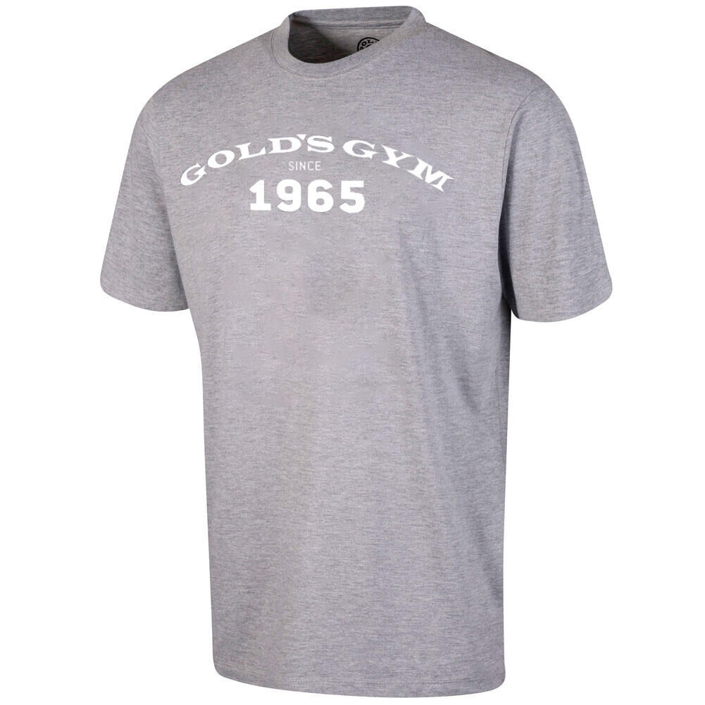 GOLD'S GYM Gold's Gym Mens Chest Print Crew Neck T-Shirt