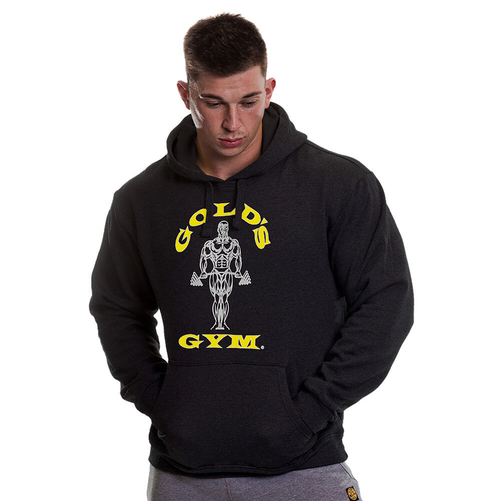 GOLD'S GYM Golds Gym Mens Muscle Joe Print Overhead Hoodie