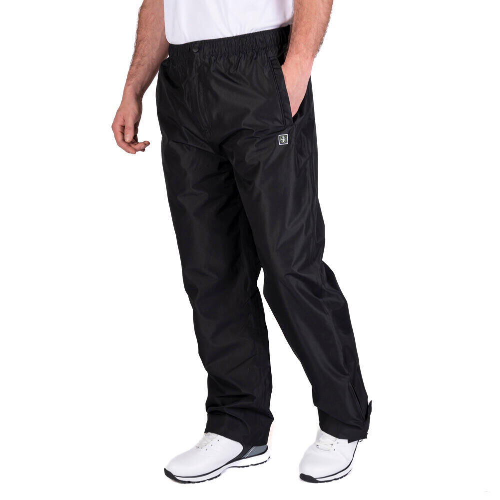 ISLAND GREEN Mens Dropped Hem Waterproof Golf Trousers