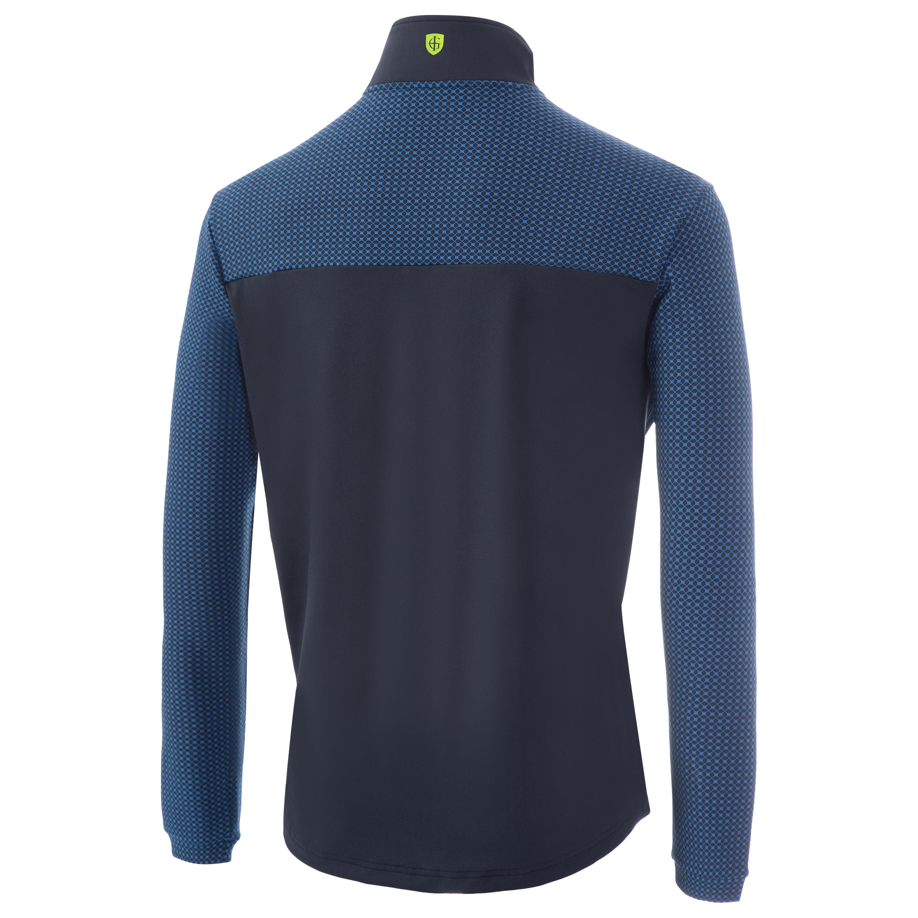 Mens Geometric Print Golf Top Layer 2/3