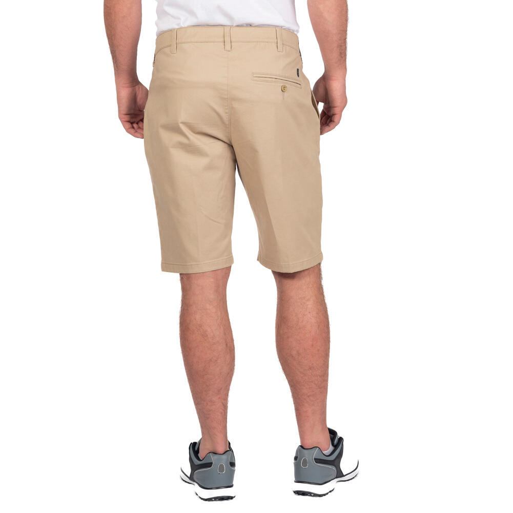 Mens Cotton Pop Trim Golf Shorts 3/4