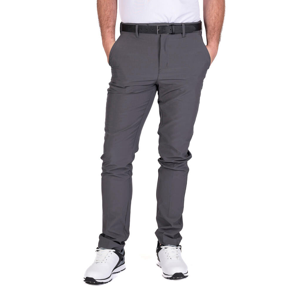 ISLAND GREEN Mens Stretch Tapered Golf Tour Trousers