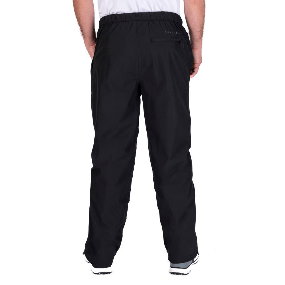 Mens Dropped Hem Stretch Waterproof Golf Trousers 3/7