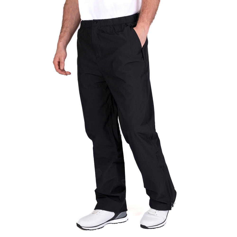 ISLAND GREEN Mens Dropped Hem Stretch Waterproof Golf Trousers