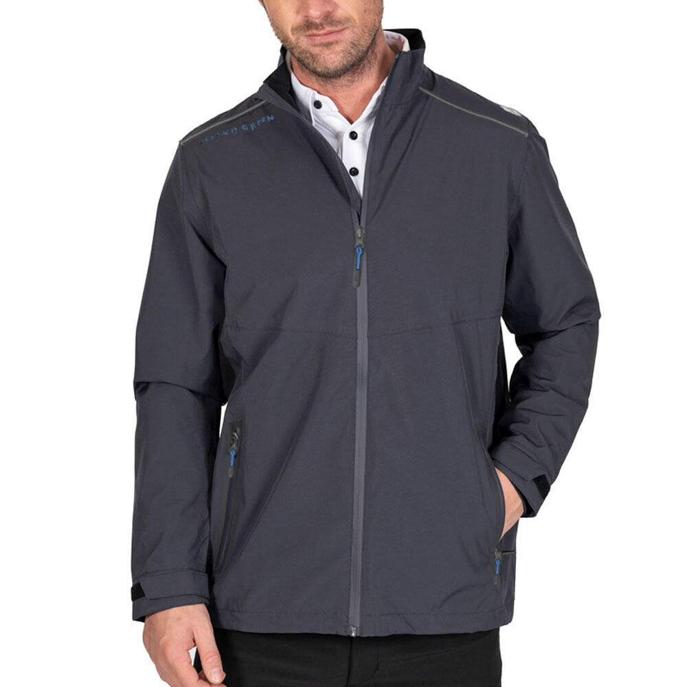 ISLAND GREEN Island Green Men's Waterproof Inner Storm Cuff Golf Jacket