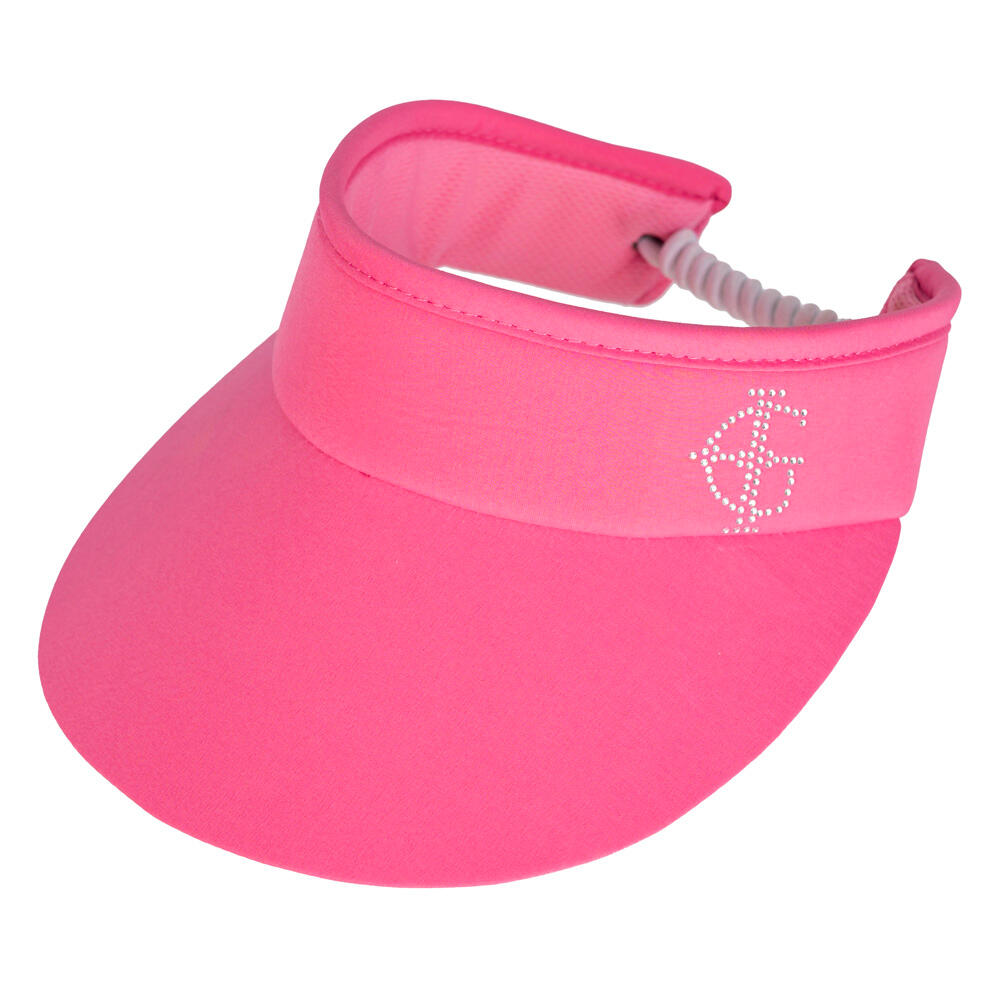 ISLAND GREEN Ladies Golf Spiral Sun Visor