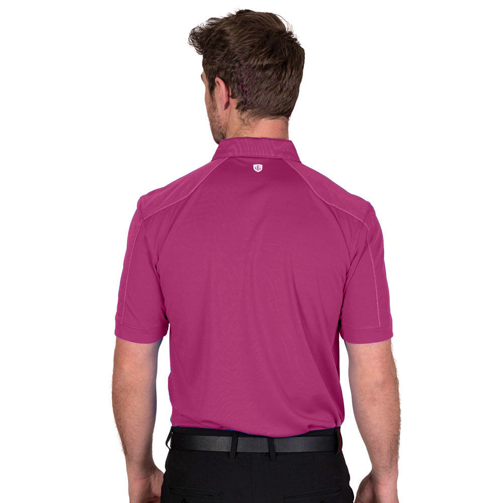 Mens Top Stitch Golf Polo Shirt 3/3