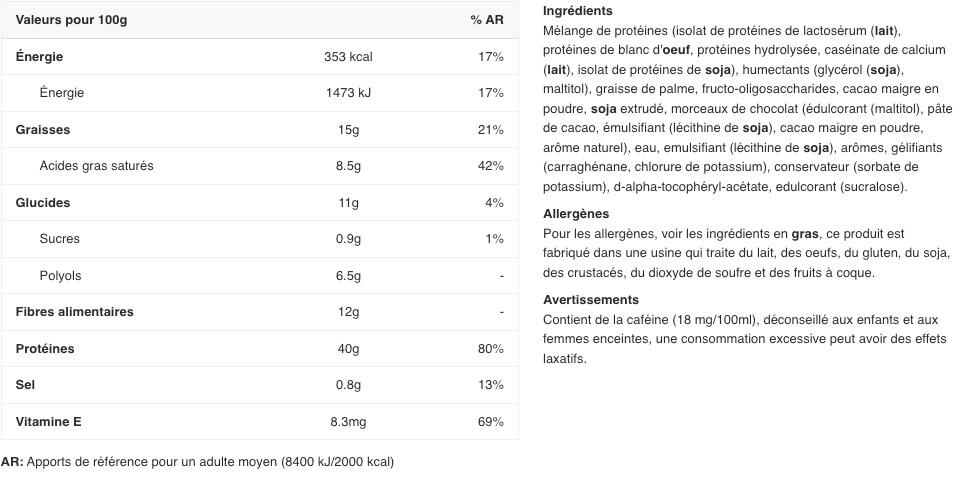 Barres protéinées - Zero Bar - Chocolat Banane 2/3