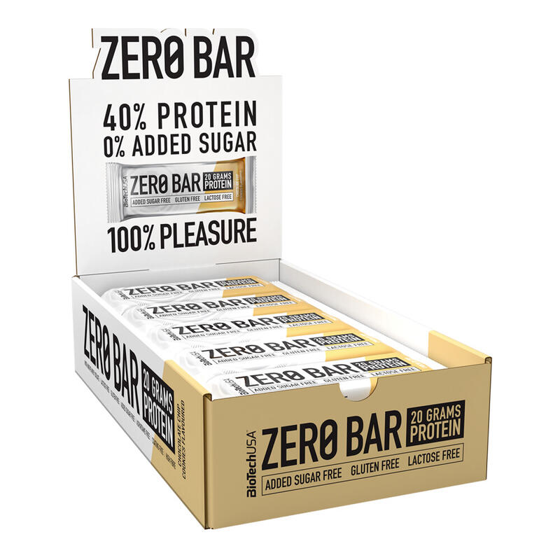 Barras de proteínas | Barras Zero (50g) | Bolachas de chocolate