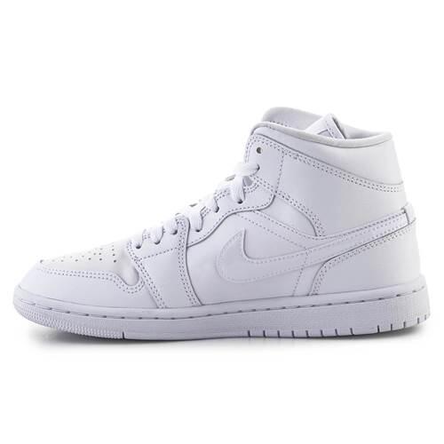 Trainers Female Nike Air Jordan 1 Mid White 4/5