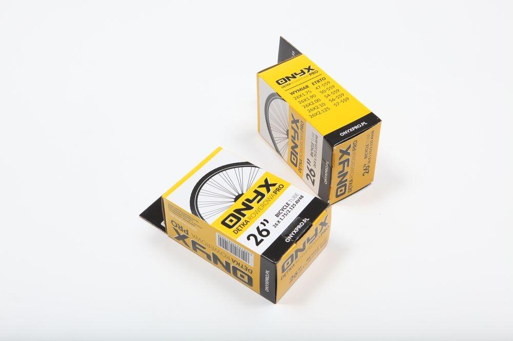 ONYX Camera d'aria per bicicletta 26x1.75/2.125 AV 48 ONYX Box