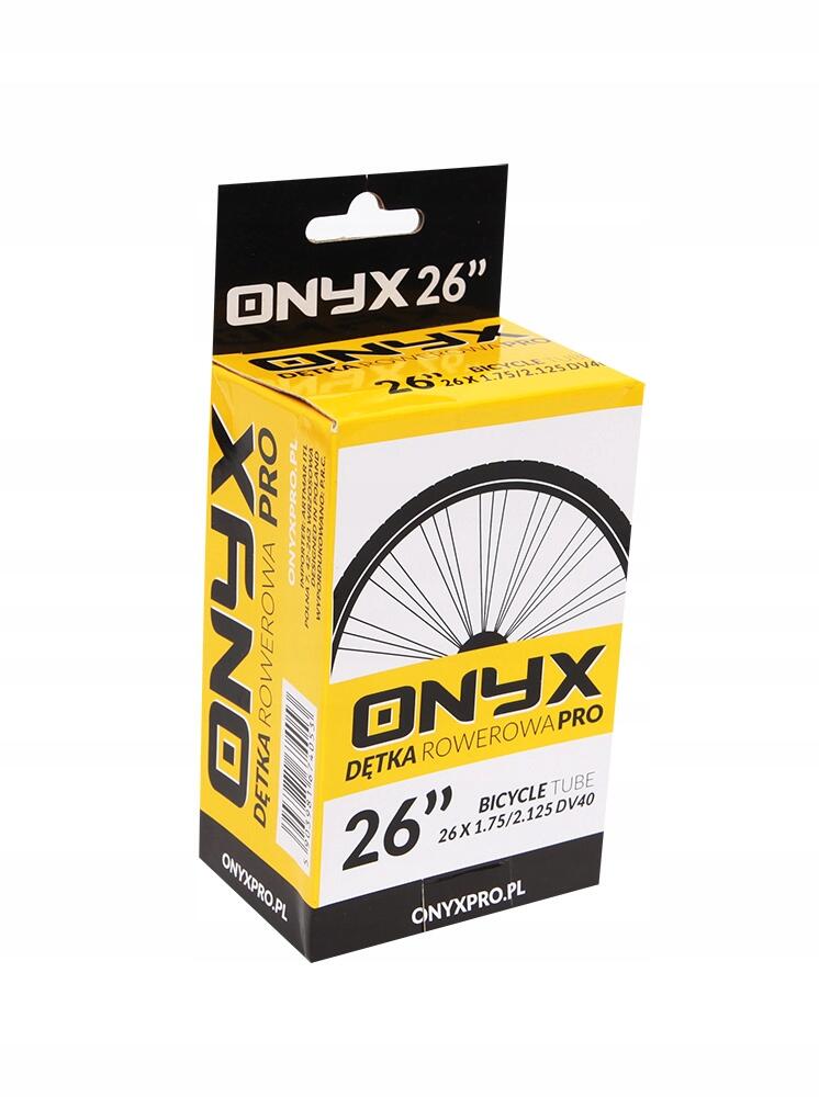ONYX Cámara de aire para bicicleta 26x1.75/2.125 DV 40 ONYX caja