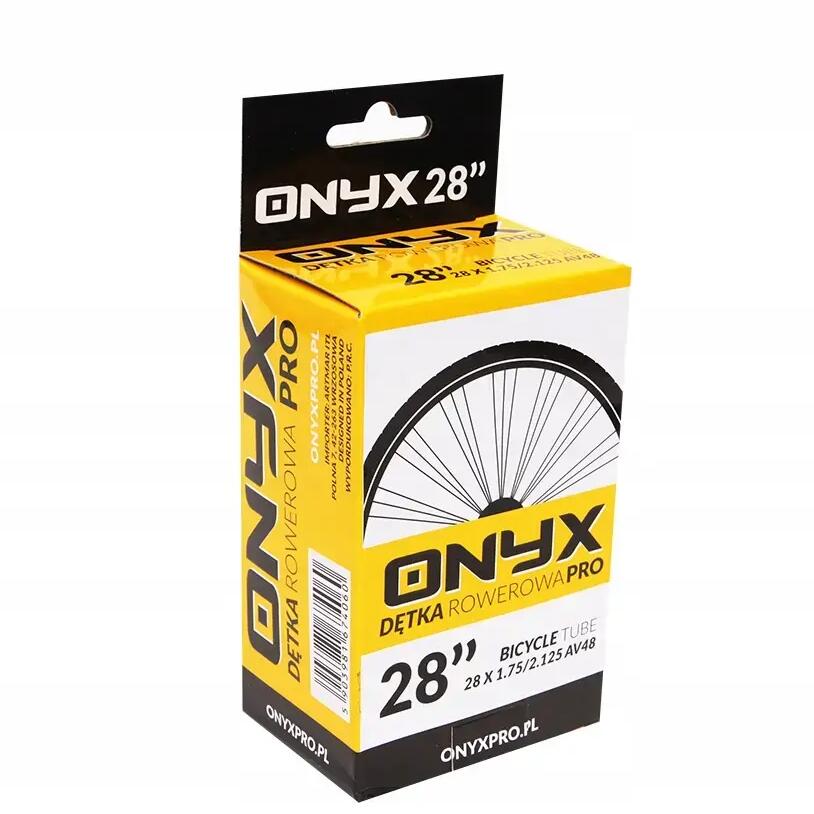 Bicycle inner tube 28x1.75/2.125 AV 48 ONYX – boxed