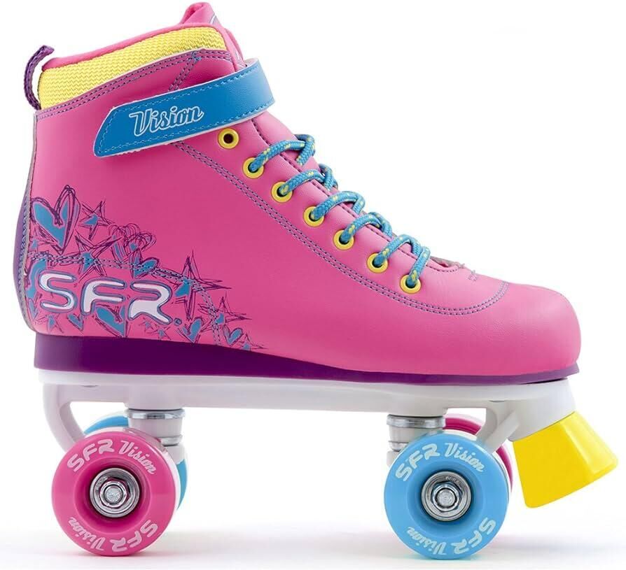 SFR Vision II Tropical Pink Kids Quad Roller Skates