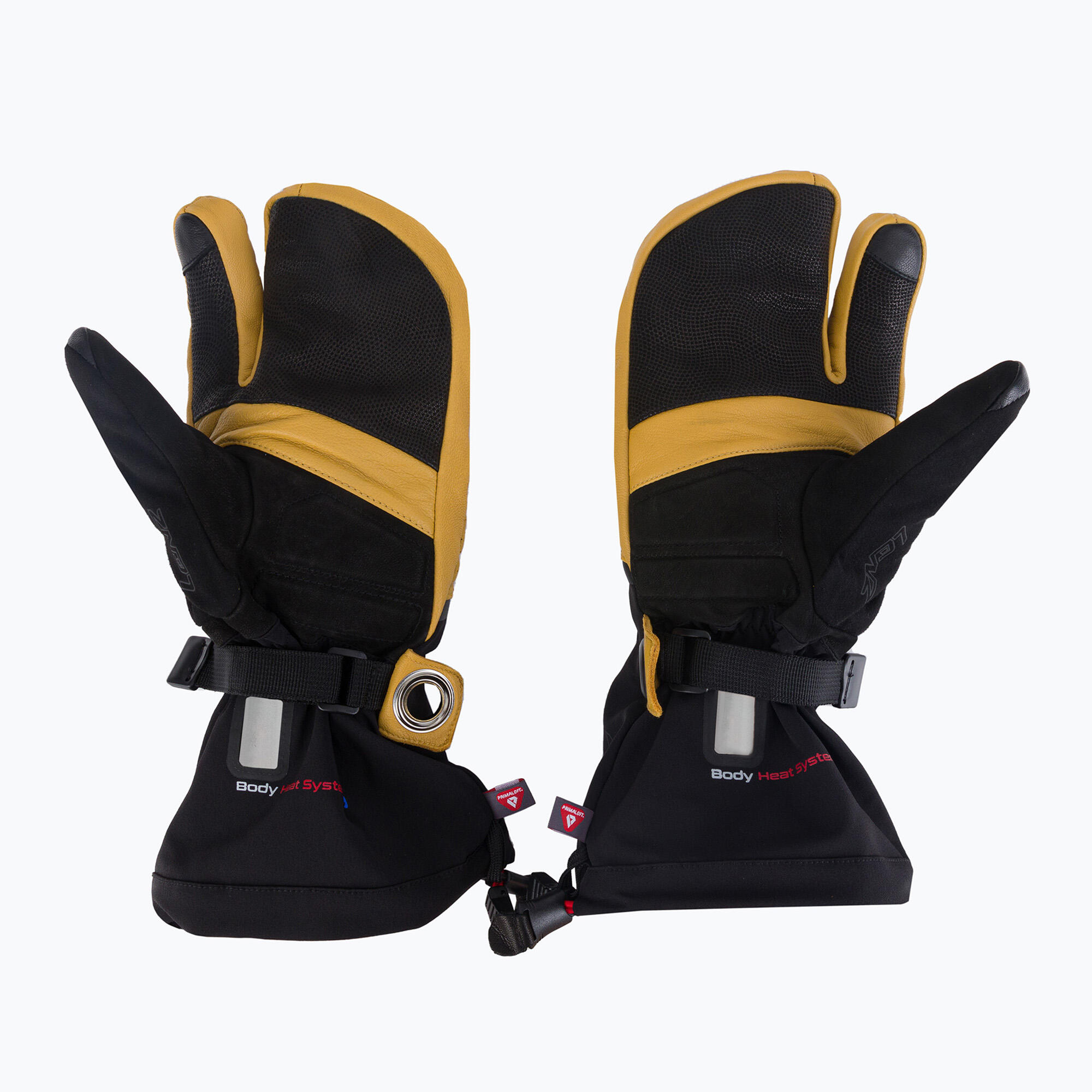 Guanto Lenz Heat 8.0 Lobster Uni Nero/Beige 5/7