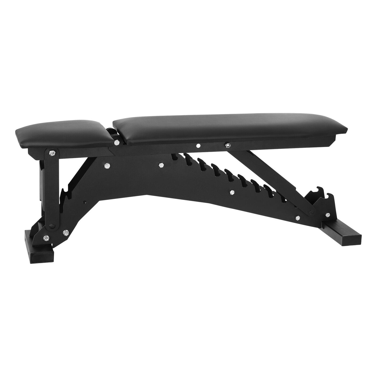 Ławka treningowa regulowana dwustronnie UNDERFIT czarna 4/8