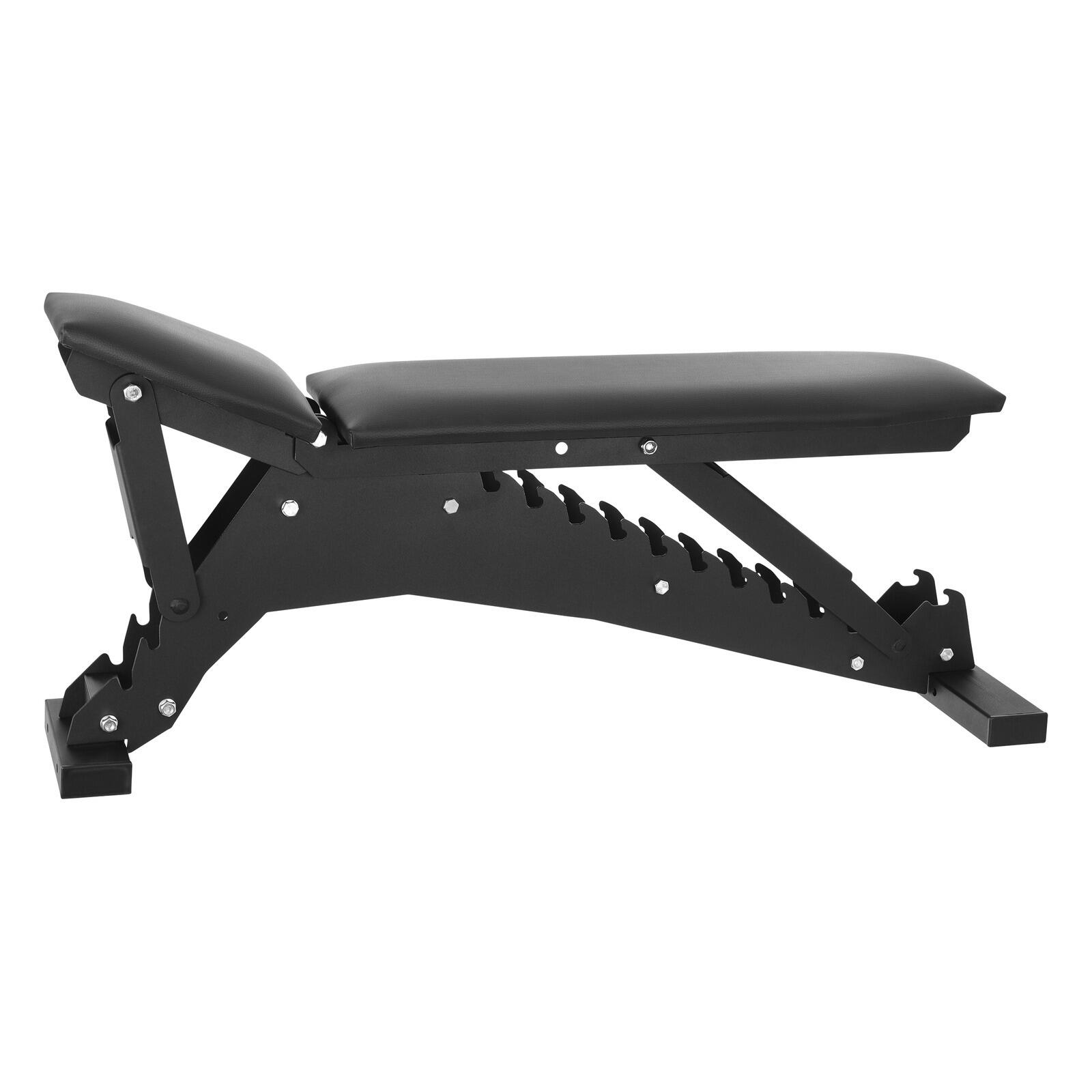 Ławka treningowa regulowana dwustronnie UNDERFIT czarna 3/8