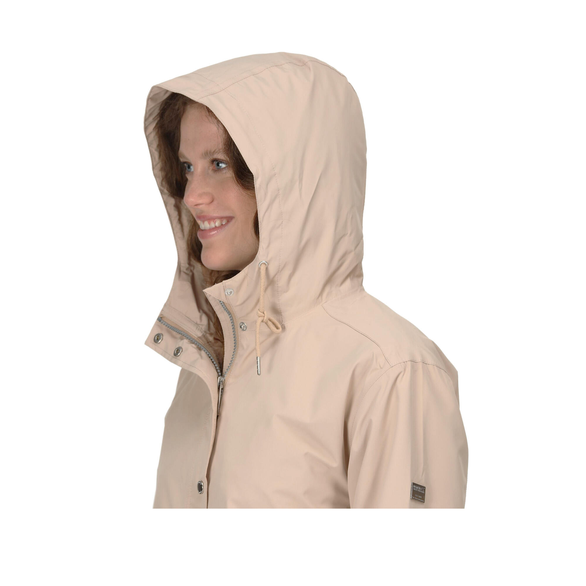 Veste Imperméable AMBEROSE Femme (Beige) 4/5