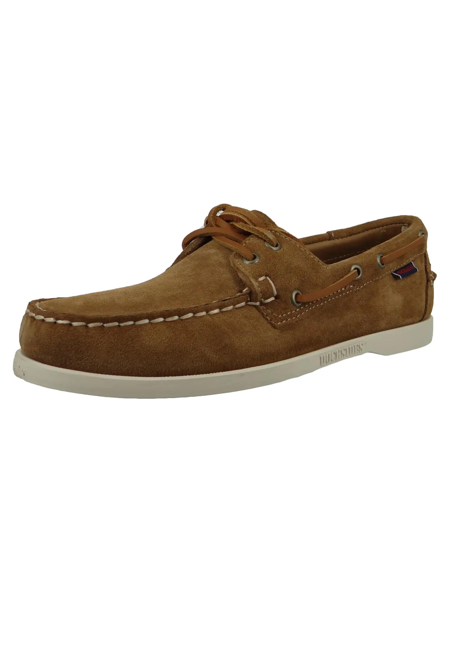 Sebago Herren Segel-/Bootsschuhe Halbschuhe Portland Flesh Out 7111PTW Braun 2/6