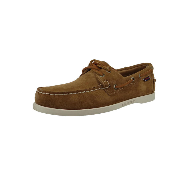 Chaussure bateau Portland Flesh out cuir suède beige SEBAGO