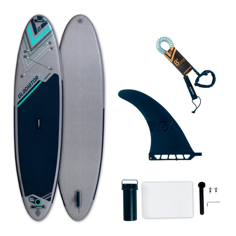 Gladiator Stand up Paddling Rental-Board-Set, 106 Allround Board