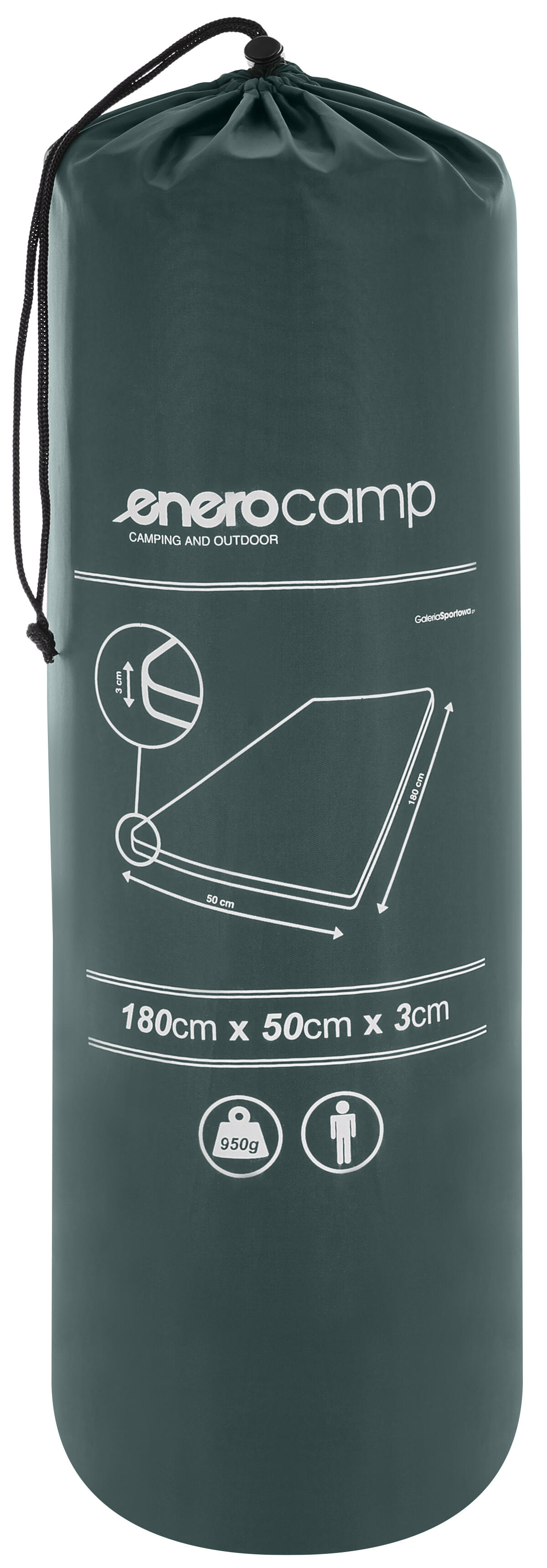Mata kempingowa samopompująca Enero Camp 1-osobowa 180cm 4/7