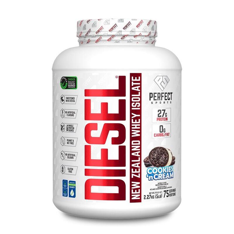 Diesel Whey Protein Isolate 5lbs - Cookies & Cream
