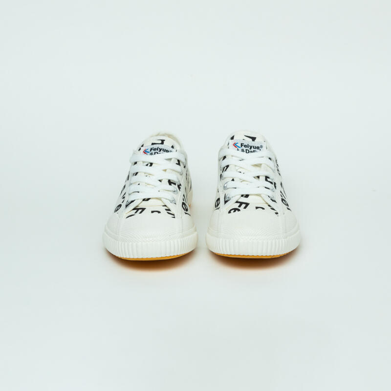 Mosaic White LO Canvas Shoes - White
