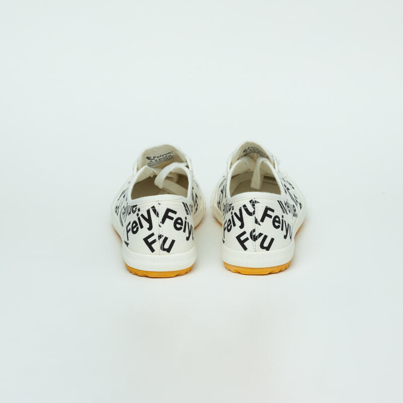 Mosaic White LO Canvas Shoes - White