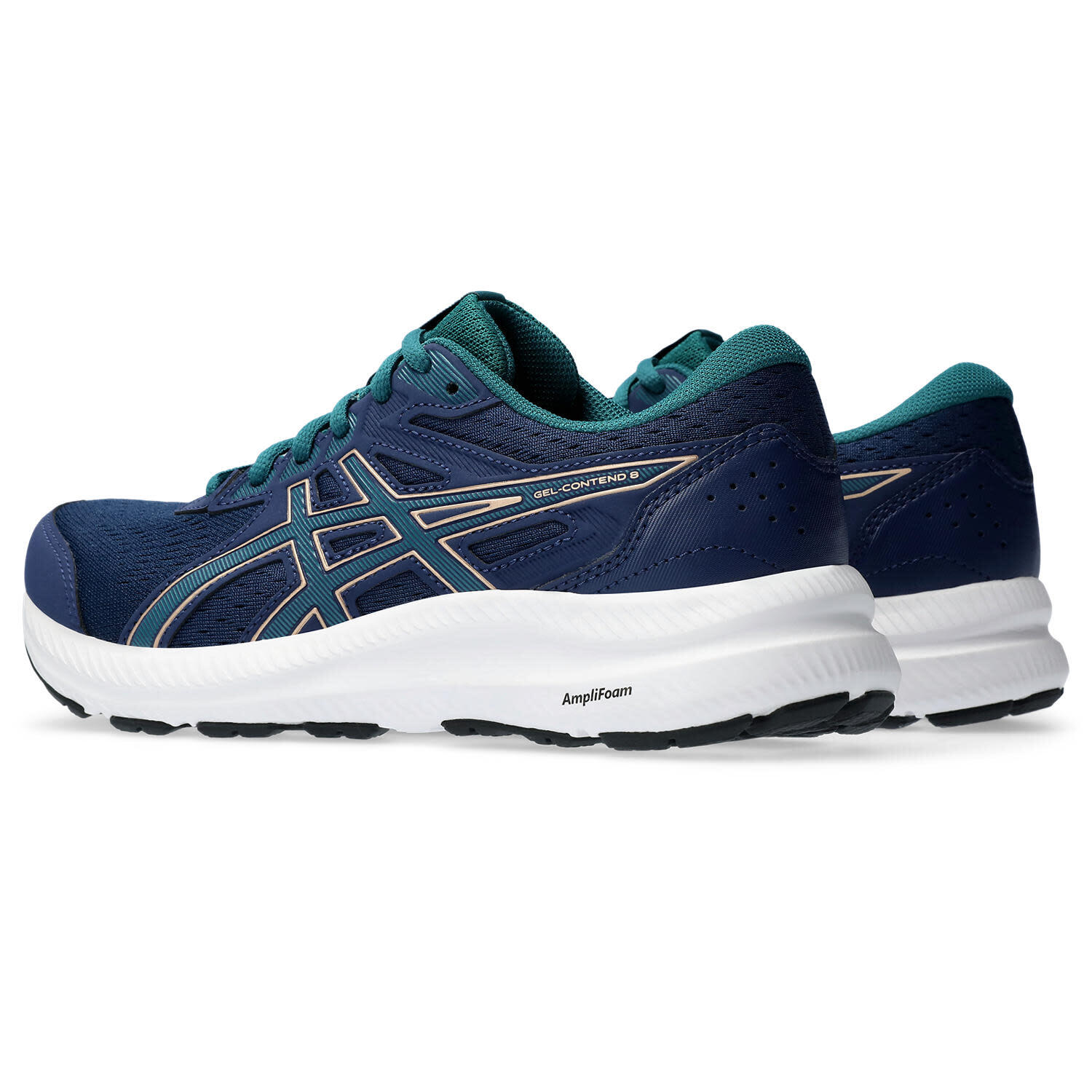 Laufschuhe Frau Asics Gel Contend 8 Blau 7/7