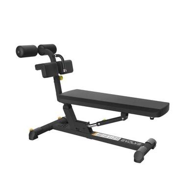 Evolve fitness pr-218 buikspier bank / ab bench - verstelbaar