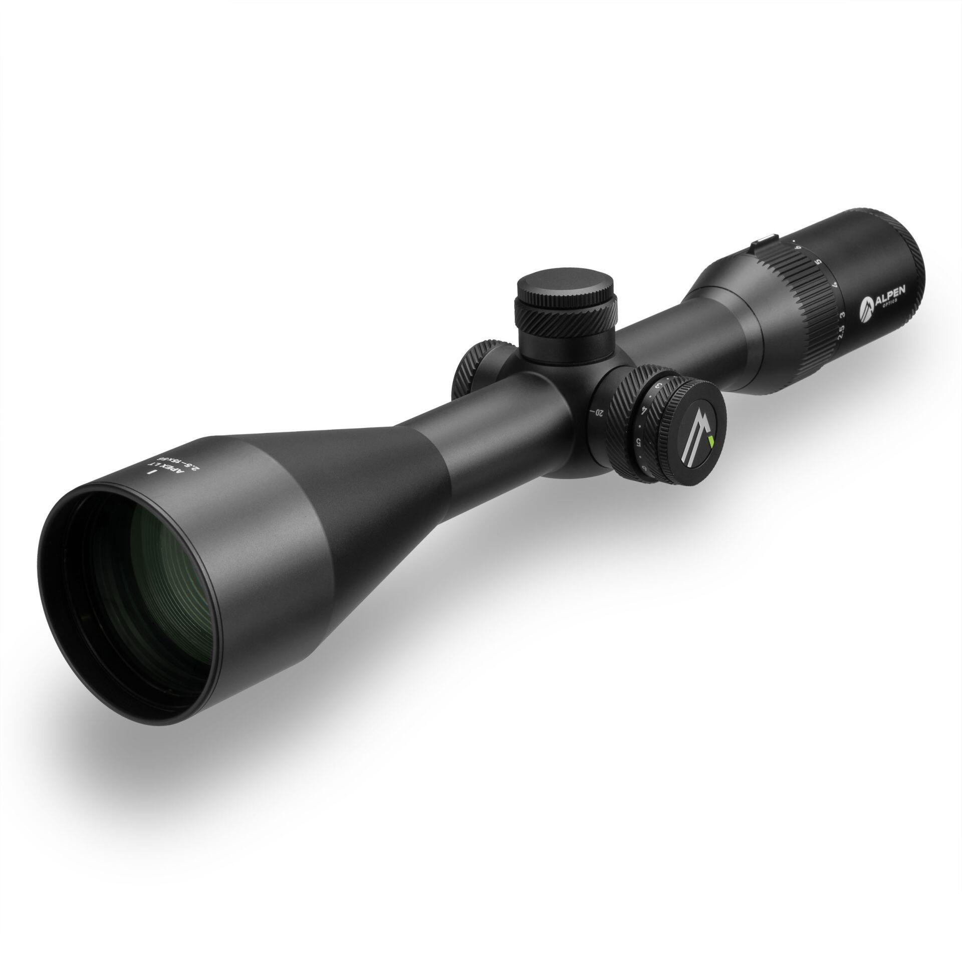 Mira de caça Apex LT 2,5-15x56 A4 ALPEN OPTICS com tecnologia SmartDot 3/4
