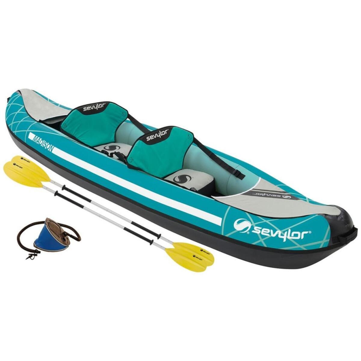 Sevylor - Sevylor Madison Kit - Kayak Gonflable Avec Pagaies Et Pompe - Kayak - Bleu - Taille Unique - Decathlon