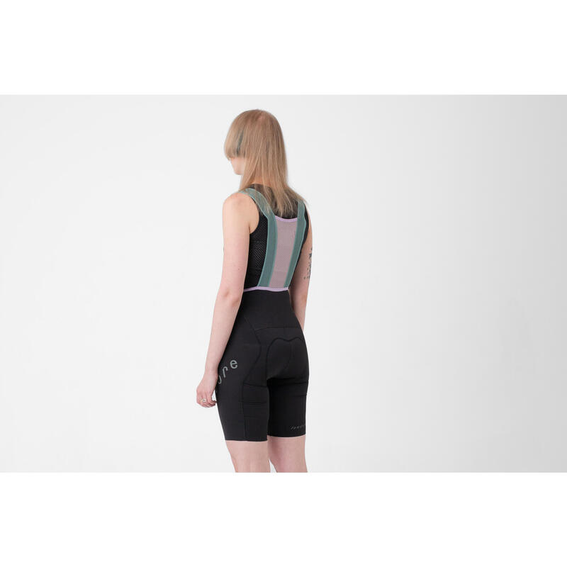 Dames wieler Mouwloze baselayer Licht Zwart